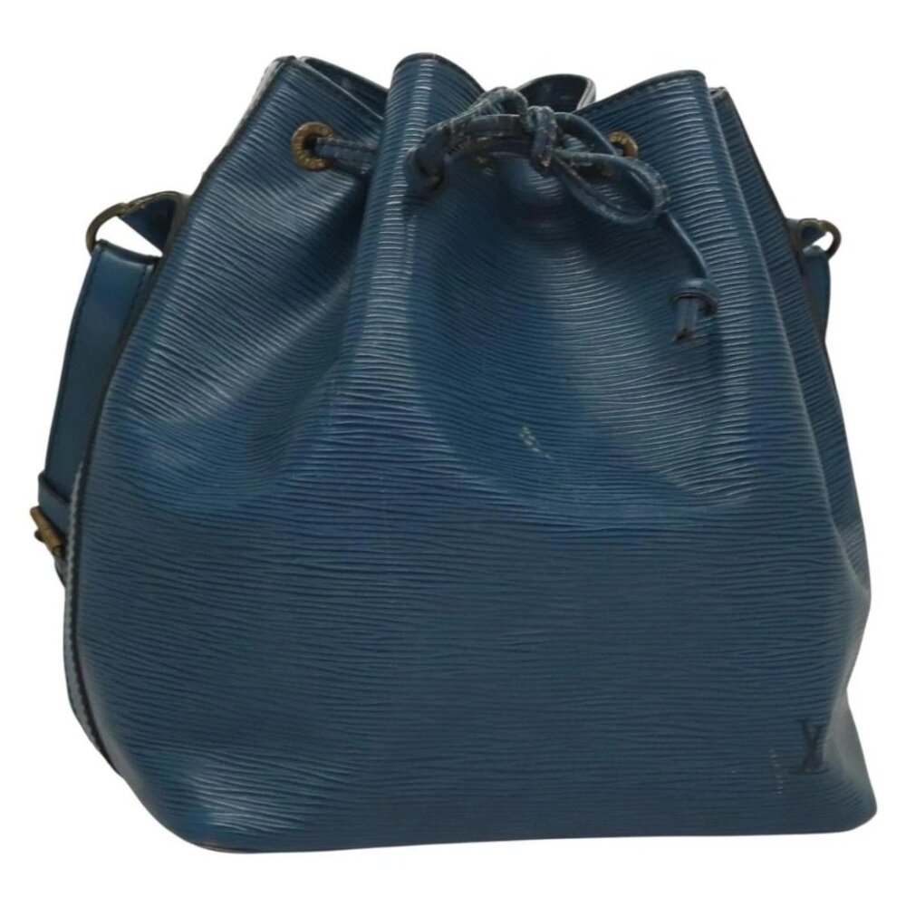 LOUIS VUITTON Epi Petit Noe Shoulder Bag Blue